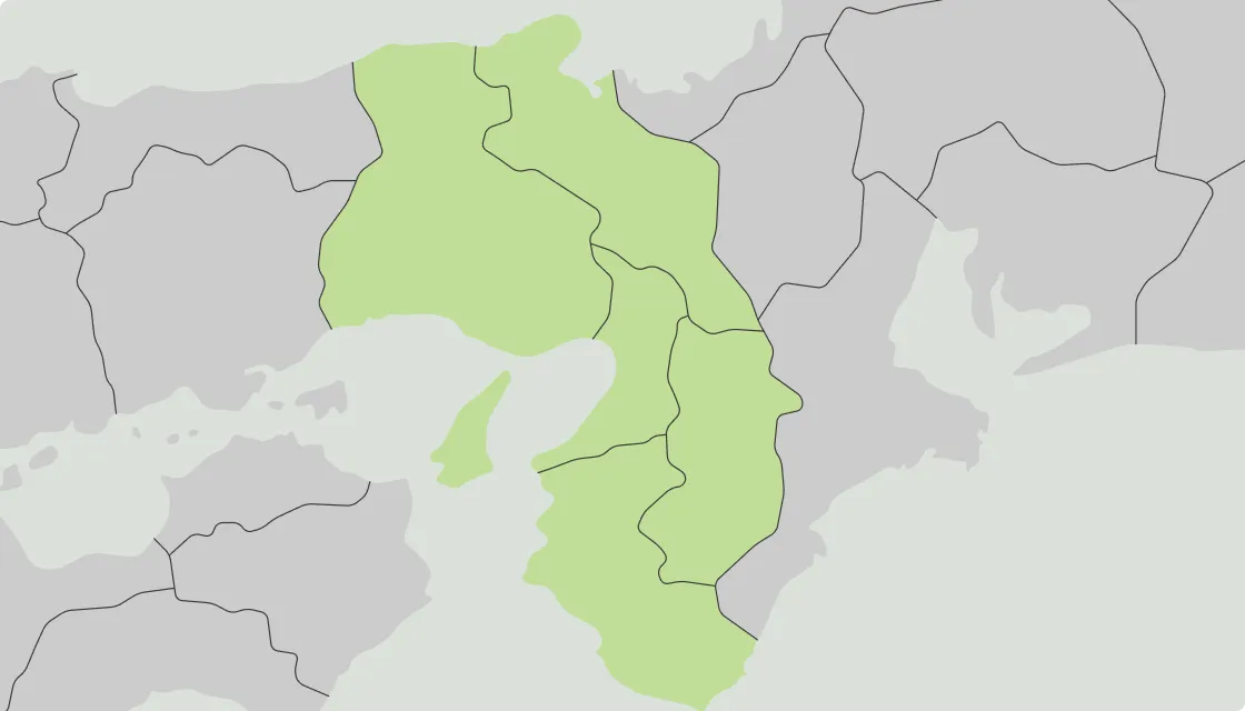 対応エリア 関西圏マップ